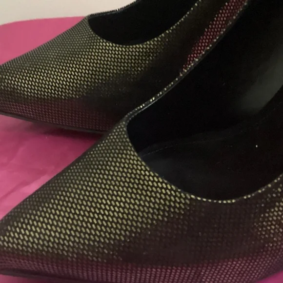 Nine West Shimmering Bronze 5” Heels - Picture 5 of 5